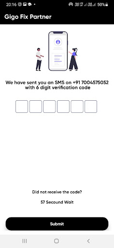 Gigo Fix Partner Screen 2