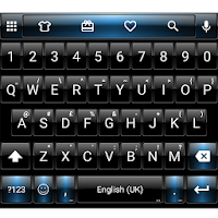 Dusk BlackBlue Emoji Keyboard