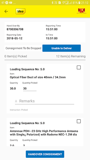Android application Vi ITCMS screenshort