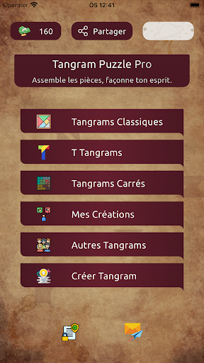 Aperçu de l'application