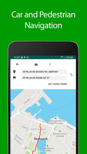 Reykjavik Offline Map and Trav Screen 2