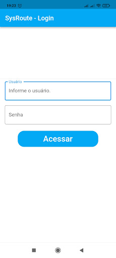 Android application SysRoute screenshort