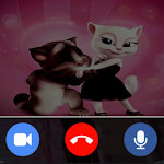 Cover Image of डाउनलोड Video call From Tom & Angela cat lovely (prank) 1.0 APK
