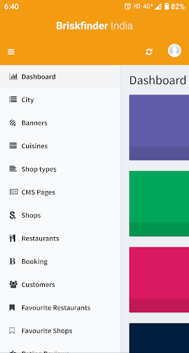 Briskfinder Merchant Screen 3