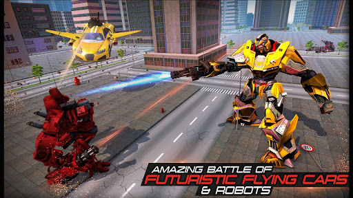 Flying Robot Car: Robot Fighting Games screenshots 1