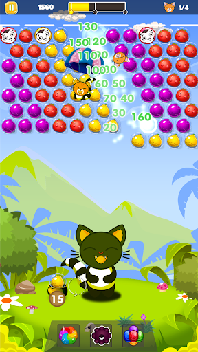 Bubble Shooter - Cat Rescue Screen 2