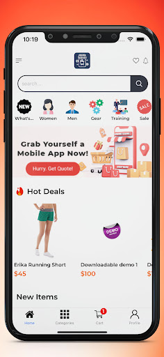 Magento 2 Mobile App Builder Screen 2