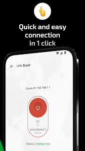 VPN Brasil – obtenha IP brasileiro MOD APK (desbloqueado, sem ADS) 3