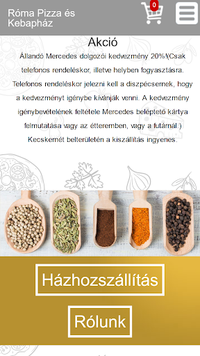 Róma Pizza és Kebapház Screen 2