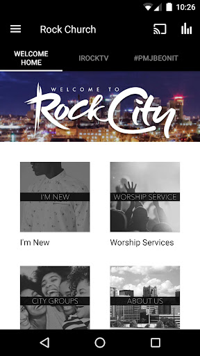 Android application Rock City App screenshort