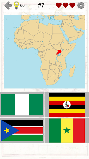 アフリカの国 フラグ 首都 地図 クイズ By Andrey Solovyev Google Play Japan Searchman App Data Information