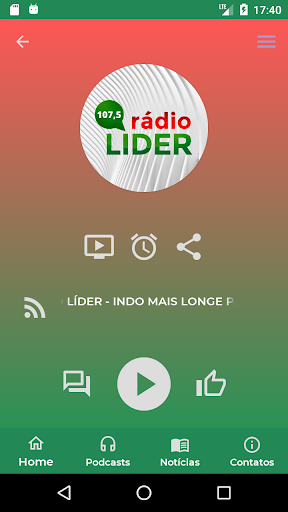 Android application Rádio Líder do Vale screenshort