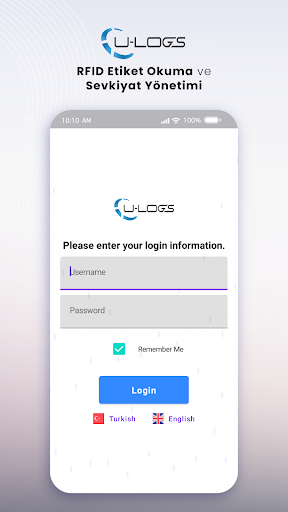 Android application U-Logs screenshort