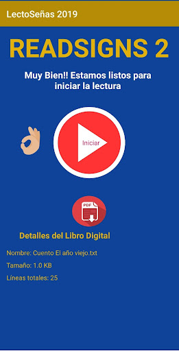 READSIGNS 2 LITE (LectoSeñas) Screen 2