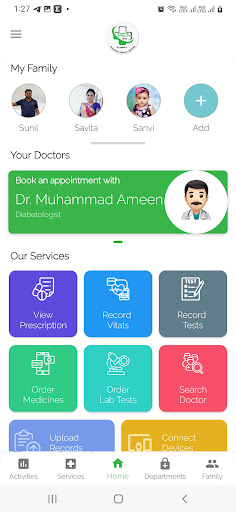 Android application PEN Clinic screenshort