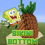 Cover Image of डाउनलोड Bikini Bottom city craft for MCPE 2.4 APK