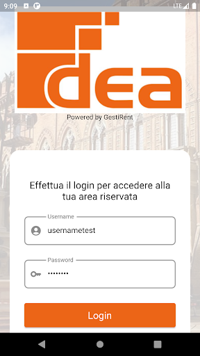 Android application DEA Srl - GestiRent screenshort
