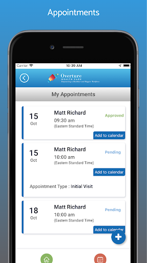 Overture Health Care Screen 3