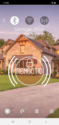 Android application Remootio screenshort