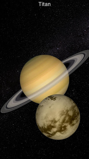 Android application Moons of Saturn screenshort