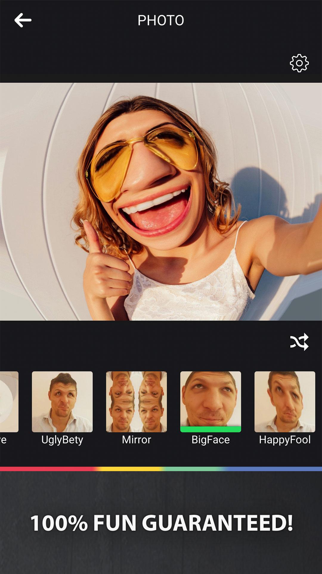 Android application Funny Camera — Photo Editor screenshort