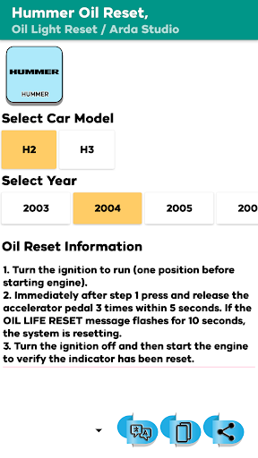 Oil Light Reset Hummer