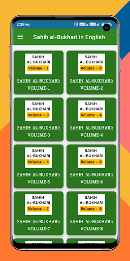 Sahih al-Bukhari in English Screen 2