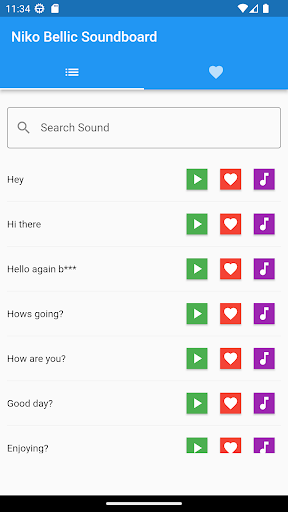 Android application Niko Bellic Soundboard screenshort