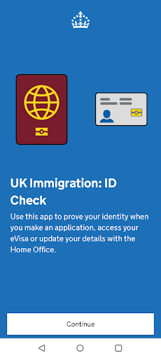 Android application UK Immigration: ID Check screenshort