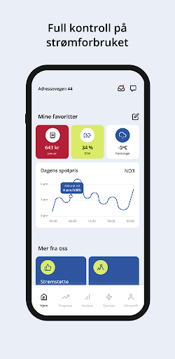 Android application Hardanger Energi screenshort