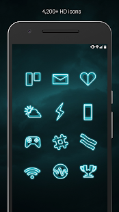 The Grid Pro - Icon Pack Captura de tela