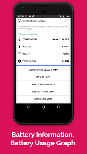 تطبيق Full Battery Alarm Battery Low برو5