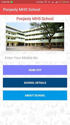 Android application Ponjesly MHSS School screenshort