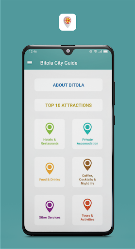 Android application Bitola City Guide screenshort