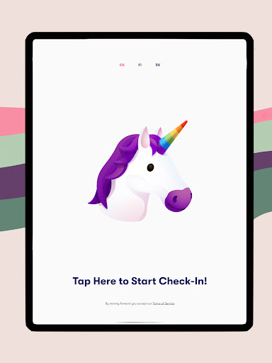 Tablet check-in by Melvio Screen 2