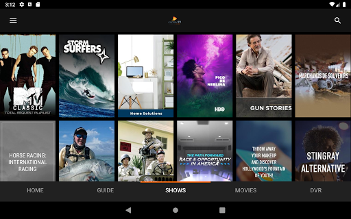 Screenshot of ConnecTV powered by LUS Fiber.