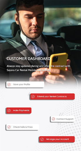 Sayara Car Rental Screen 3