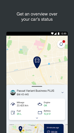 Android application MinVolkswagenFleet screenshort