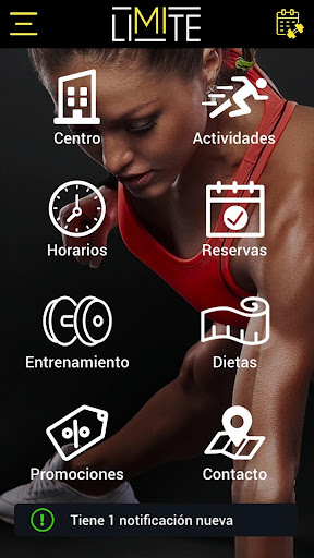 Android application Límite Fitness&Salud screenshort