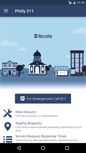Android application Accela CRM screenshort