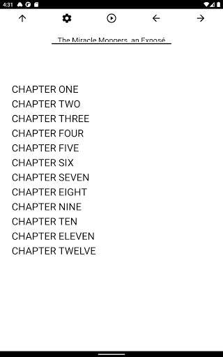 Book, The Miracle Mongers, an Screen 3