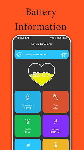 Battery Announcer: Voice Alert Screen 2