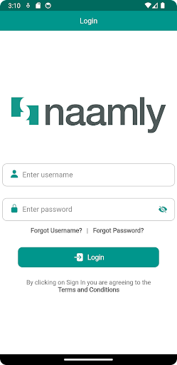 Android application Naamly Fitness screenshort