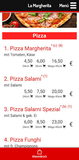 La Margherita Screen 2