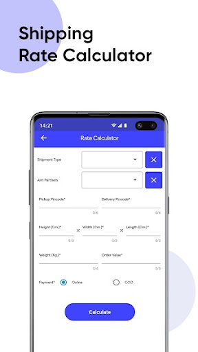 Android application Shipyaari screenshort
