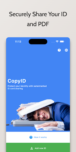 Android application CopyID: Securely Share Your ID screenshort