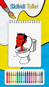Coloring Skibidi Toilet