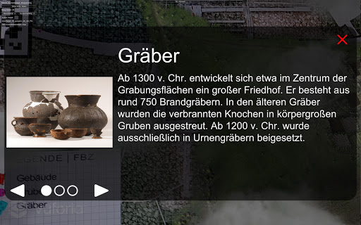 Android application BurgweintingAR screenshort