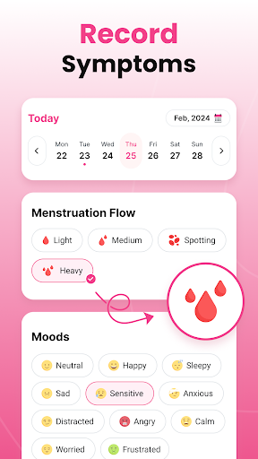 Screenshot of Period Tracker Ovulation Cycle