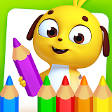 Tabi coloring games for kids icon